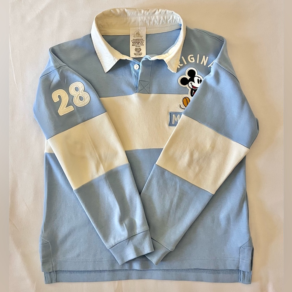 Original Mickey Mouse Long Sleeve Collar T-Shirt. Boys’ Medium